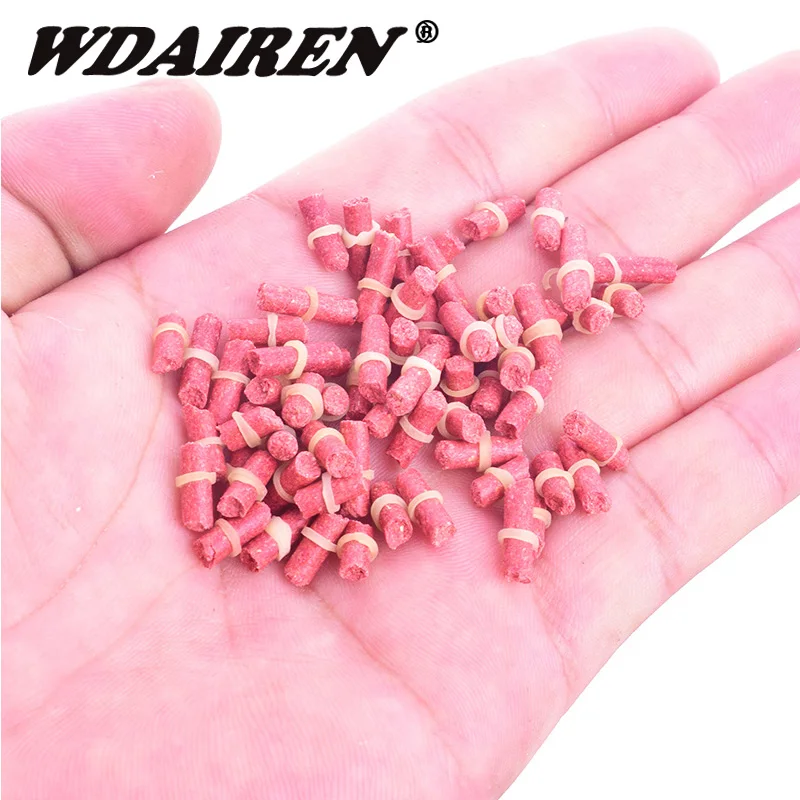 Cebos de pesca con olor rojo, cebos gruesos con aroma a fresa, accesorios de pesca, envío directo, 1 bolsa - imagen 2