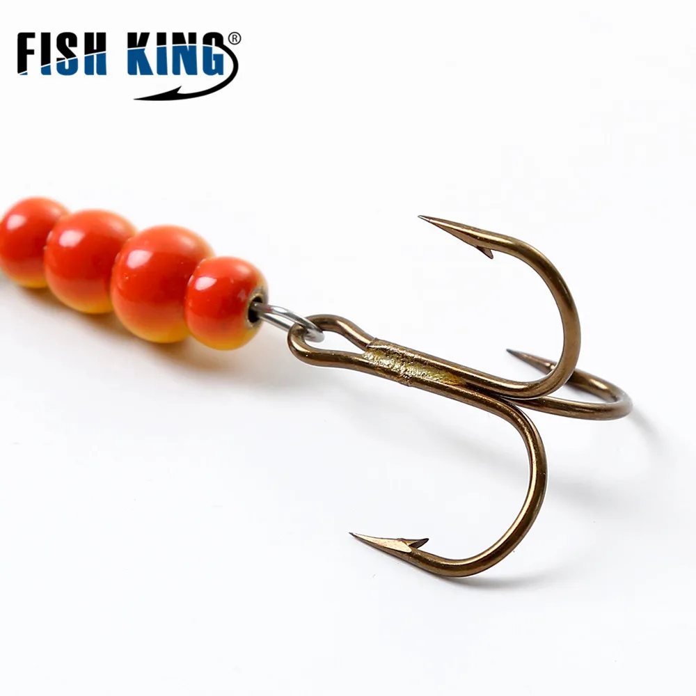 FISH KING 6 Color 0 # -5 #   Cebo giratorio con anzuelos triples 35647-BR Señuelo de pesca con cebo artificial - imagen 4