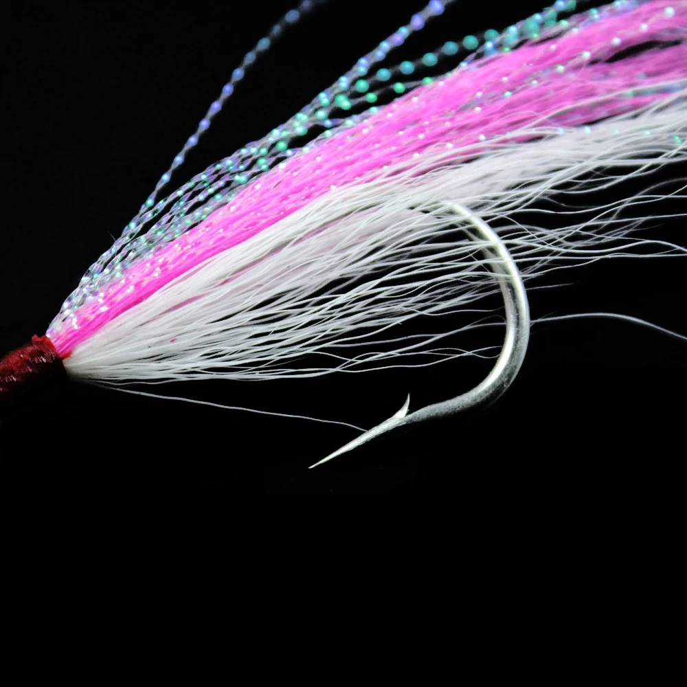 Anzuelos de pesca de 3 piezas, Señuelos de Pesca de agua salada, aparejo de cola Buck para accesorios de pesca - imagen 4