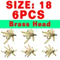 6PCS Brass SIZE 18