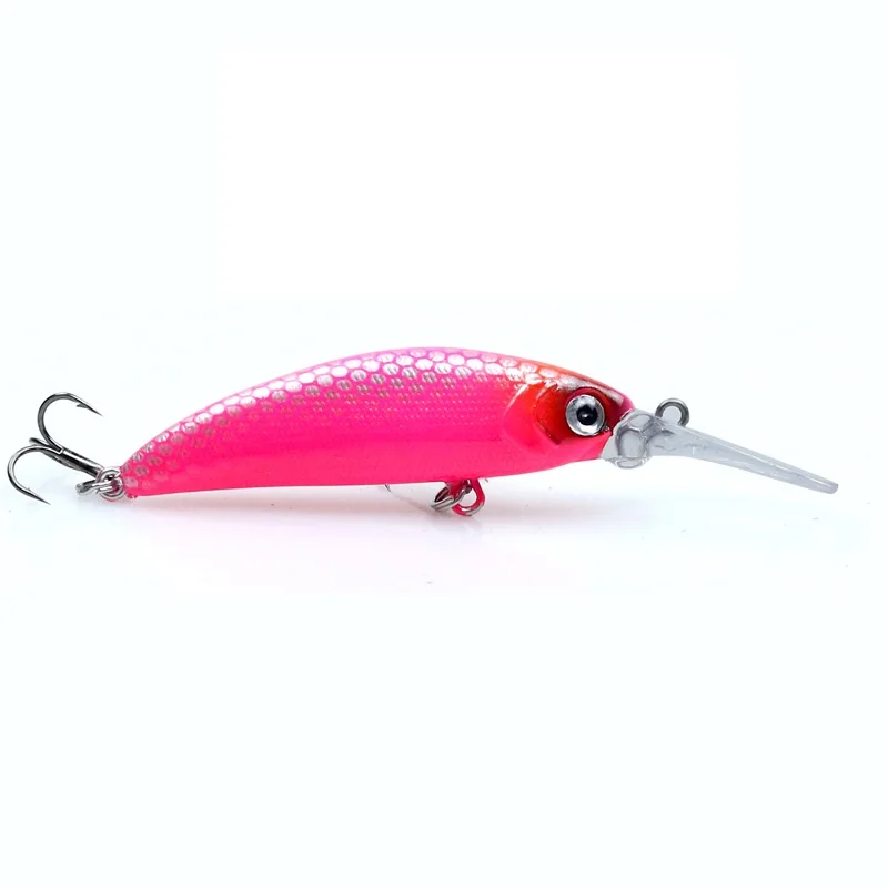 Mini Señuelos de Pesca de 6,2g y 72mm, aparejos Crankbait con anzuelos triples, aparejos de pesca de carpa