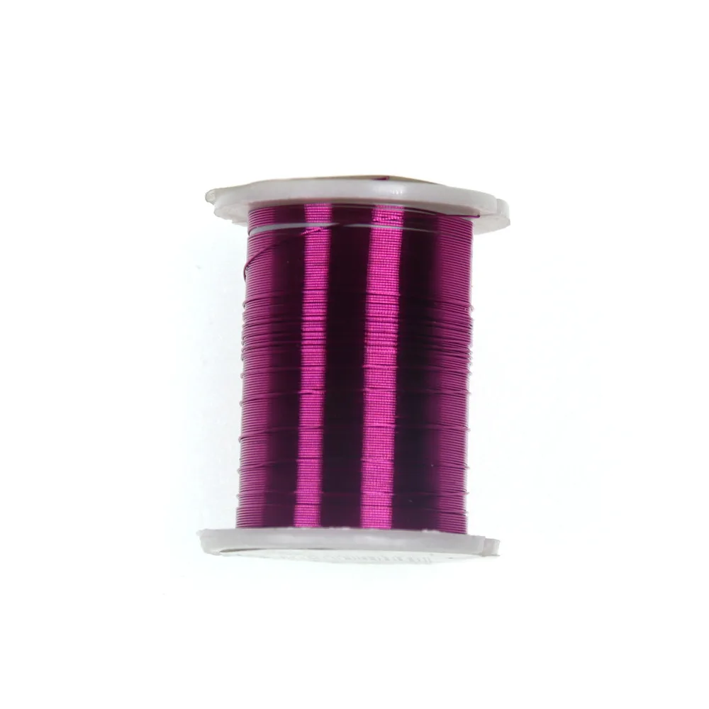 Bimoo, 10 carretes, 0,3mm X 10m, alambre de cobre para atado de moscas, línea de joyería para cobre John Fly Ninfa Midge Scud, moscas, cebo para insectos - imagen 3