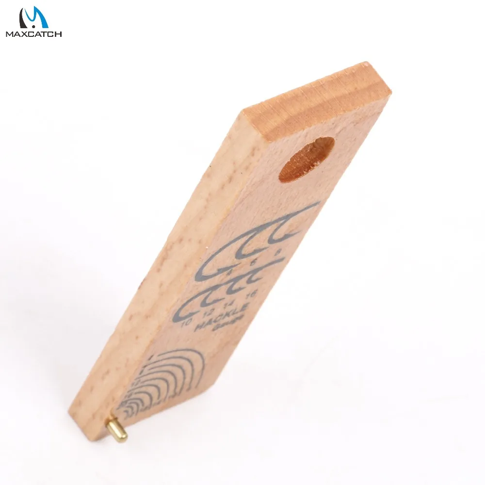 Maximumcatch-Pez calibre Hackle para atar moscas de madera, 2 piezas - imagen 5