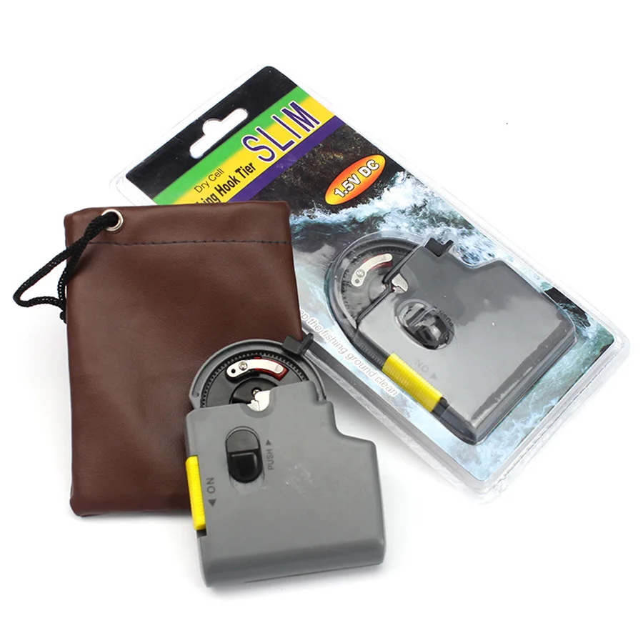 Máquina de anzuelos de pesca eléctrica portátil, dispositivo de atado de línea, accesorios de equipo - imagen 4