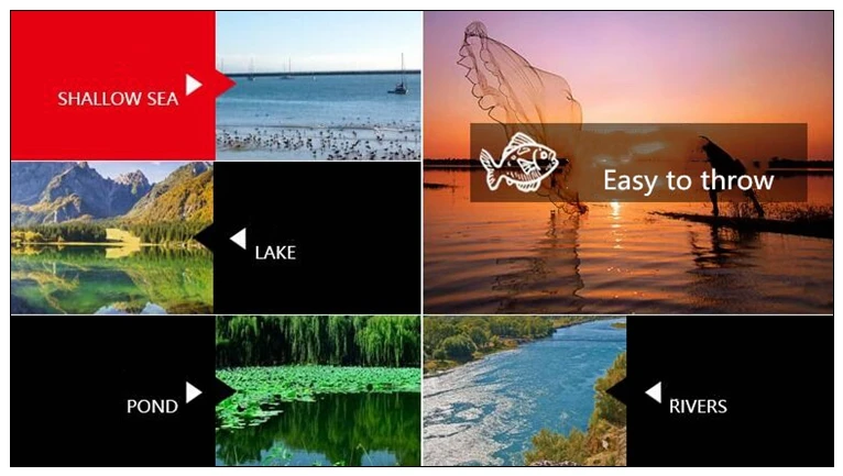 Explore la belleza de diversos paisajes acuáticos con facilidad