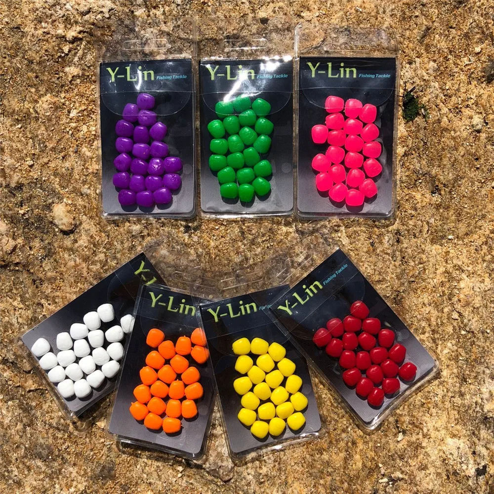 20 piezas pesca de carpa flotante, nueces de tigre de maíz falso, Boilies emergentes, aparejos para el cabello, cebo de gusano, cebo Artificial de imitación de maíz