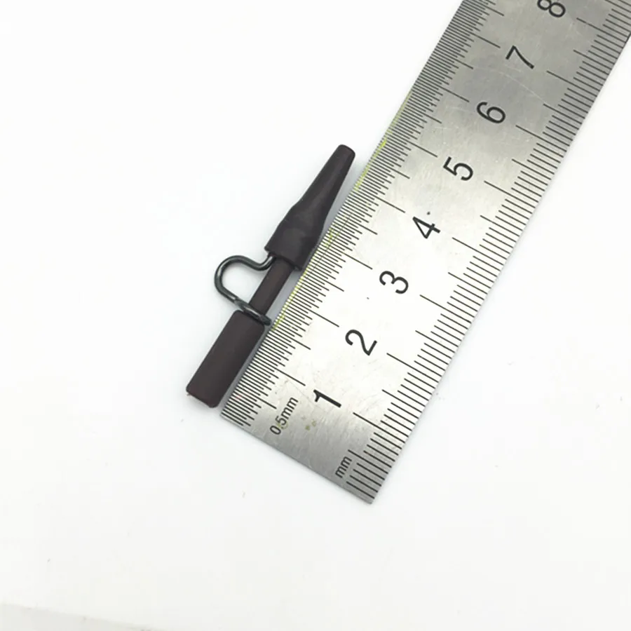 Juego de 20 Señuelos de Pesca de carpa, Clips de plomo de seguridad de alta resistencia, Clips a presión de cambio rápido y goma trasera para aparejos de pesca de carpa - imagen 5