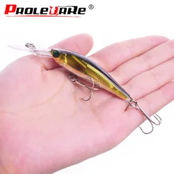 Crankbait multicolor – Señuelo wobbler flotante para lubina
