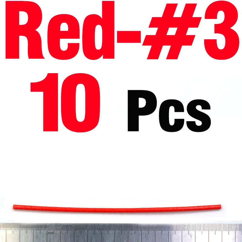 10PCS Red Size 3