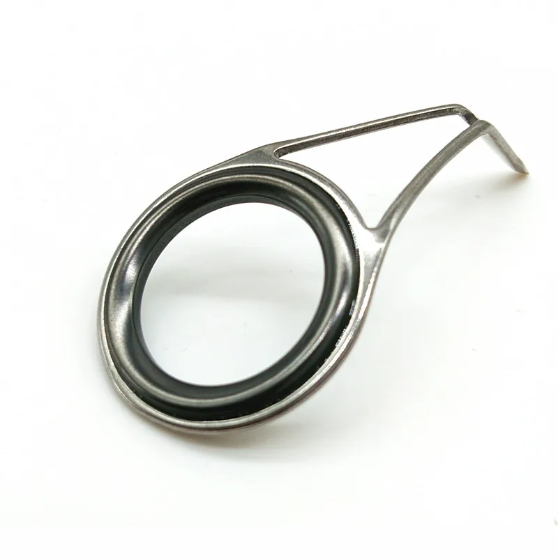 SUNMILE-anillos de guía de cerámica de acero inoxidable, accesorios de pesca DIY, puntas de caña de pescar, anillos de línea para reparar caña, 9 uds. - imagen 2