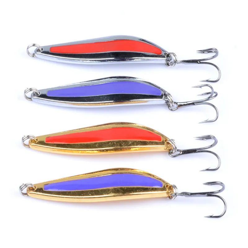 Señuelo de pesca con lentejuelas de Metal clásico de calidad 1 Uds. 5g 7g 10g cuchara SPINNER wobblers señuelo para cebos de pesca Lucio mar lago señuelo - imagen 4