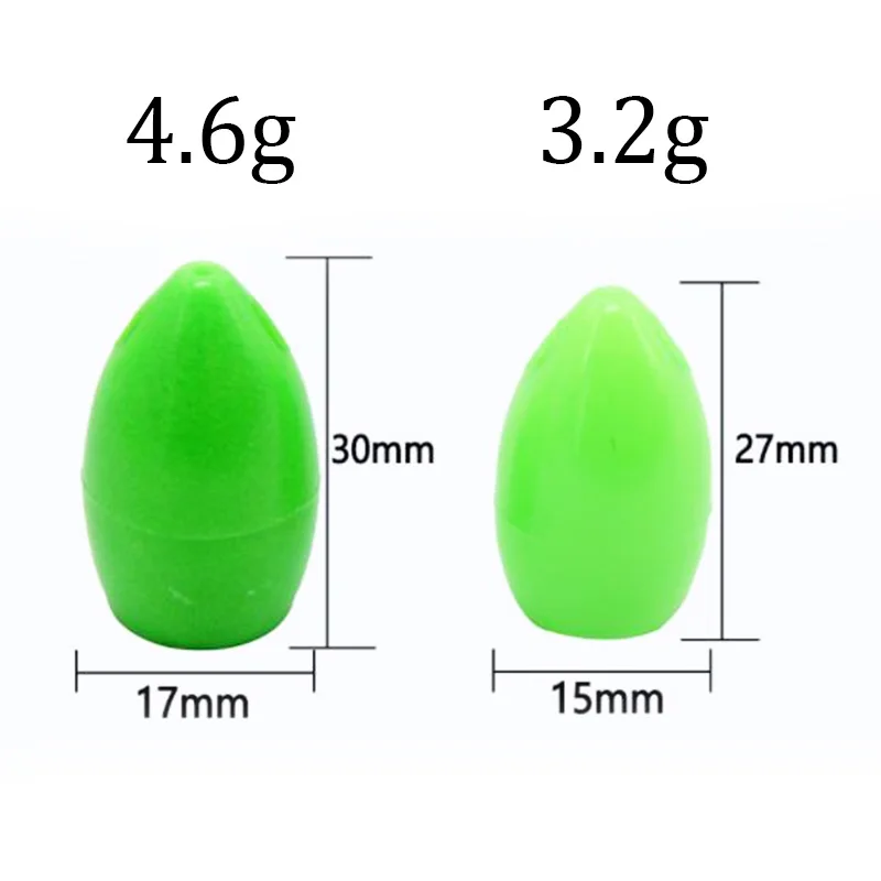 Señuelo ligero de gusano de plástico para pesca, bolas de bolas flotantes, aparejo de Texas, 5 unidades - imagen 4