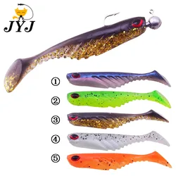Vinilo nadador Paddle Tail con Jig Head - Señuelo versátil para pesca