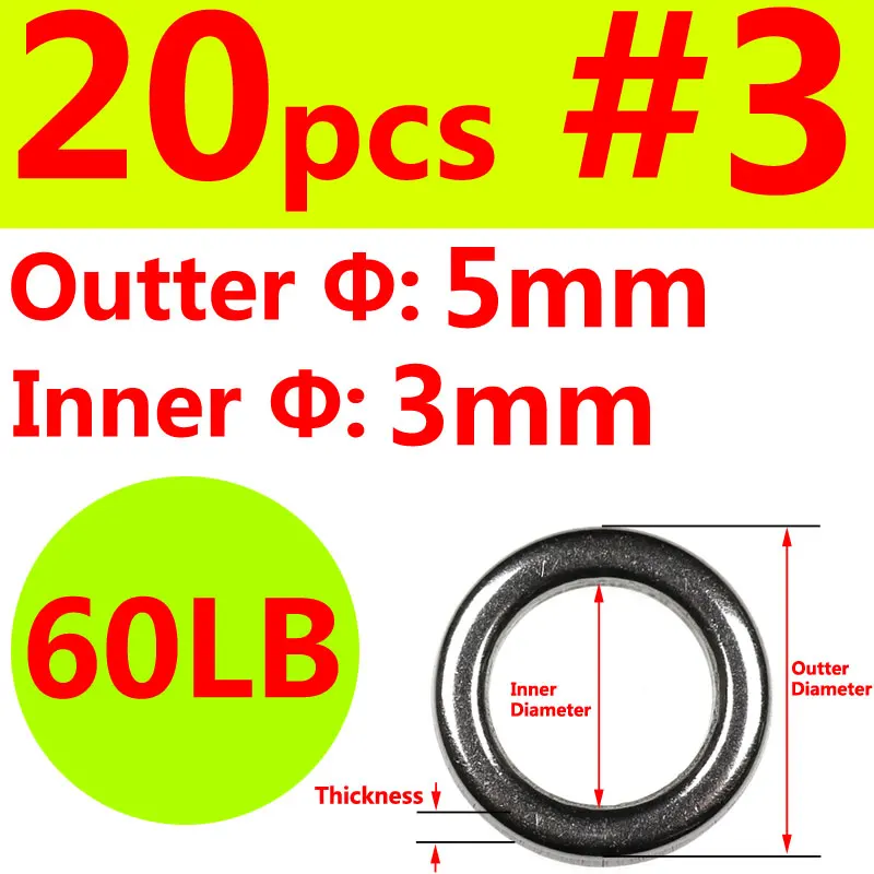 20pcs size 3