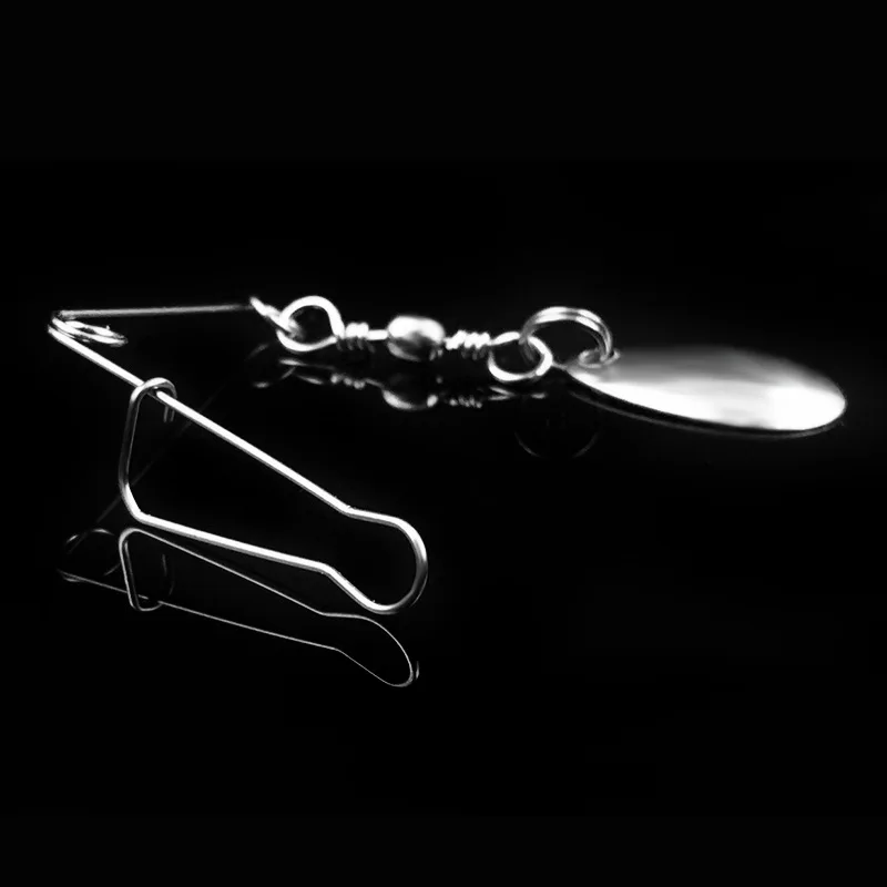 Cuchara de equilibrio de pesca, cebo isca artificial para pesca de carpa, 0,8g, 0,6mm, Wobble Fish Spinner, accesorios de aparejos de pesca, 2 uds. - imagen 2