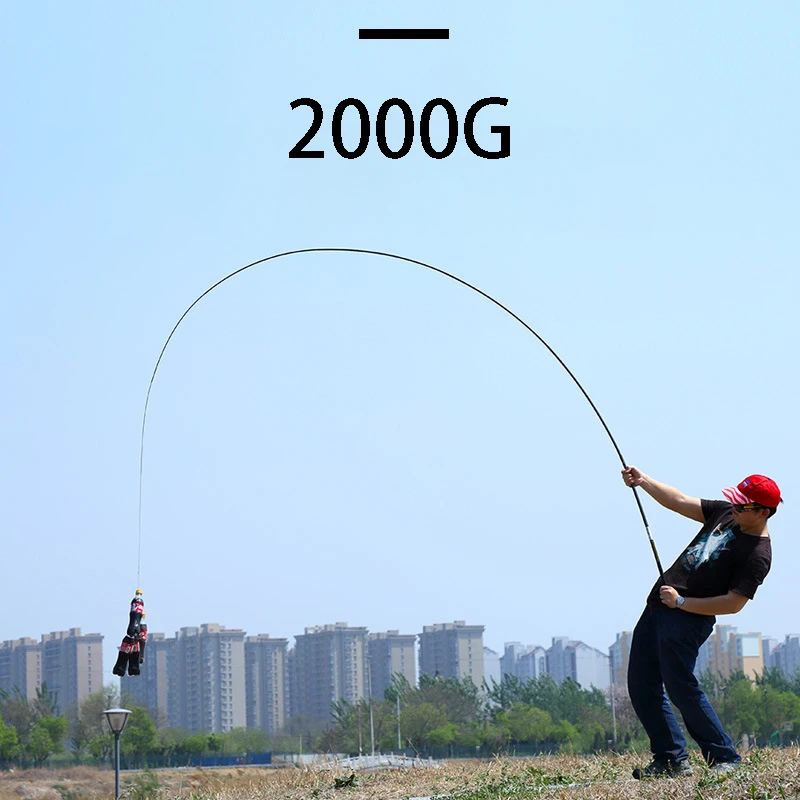 Caña de pescar telescópica de fibra de carbono de alta calidad, vara de fundición ultraligera para carpa de agua dulce - imagen 4