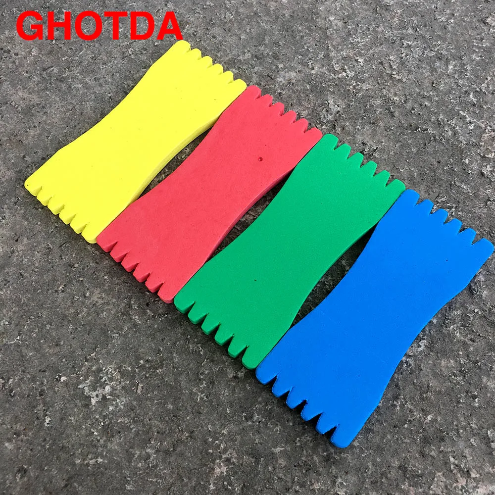 Placa de línea de pesca de espuma EVA, aparejos de pesca de 8/10/12/14/17CM, 10 unids/lote - imagen 5