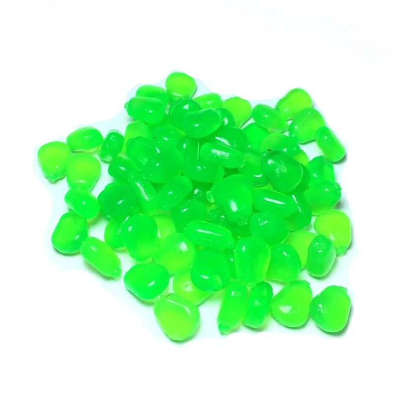 KMRESA-SEÑUELOS DE PESCA DE carpa de maíz blando, cebos flotantes popup artificiales de silicona, alimentador de carpa falsa, 50 unids/lote - imagen 5