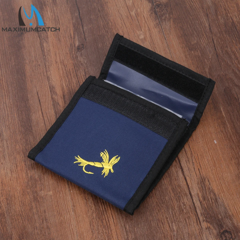 Maximumcatch Leader de sedal de pesca azul y billetera de almacenamiento de moscas en tubo, 13,50*13cm - imagen 5