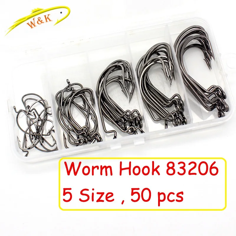 50pcs Worm Hook