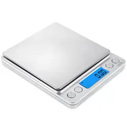 Báscula digital de precisión de bolsillo con pantalla LCD