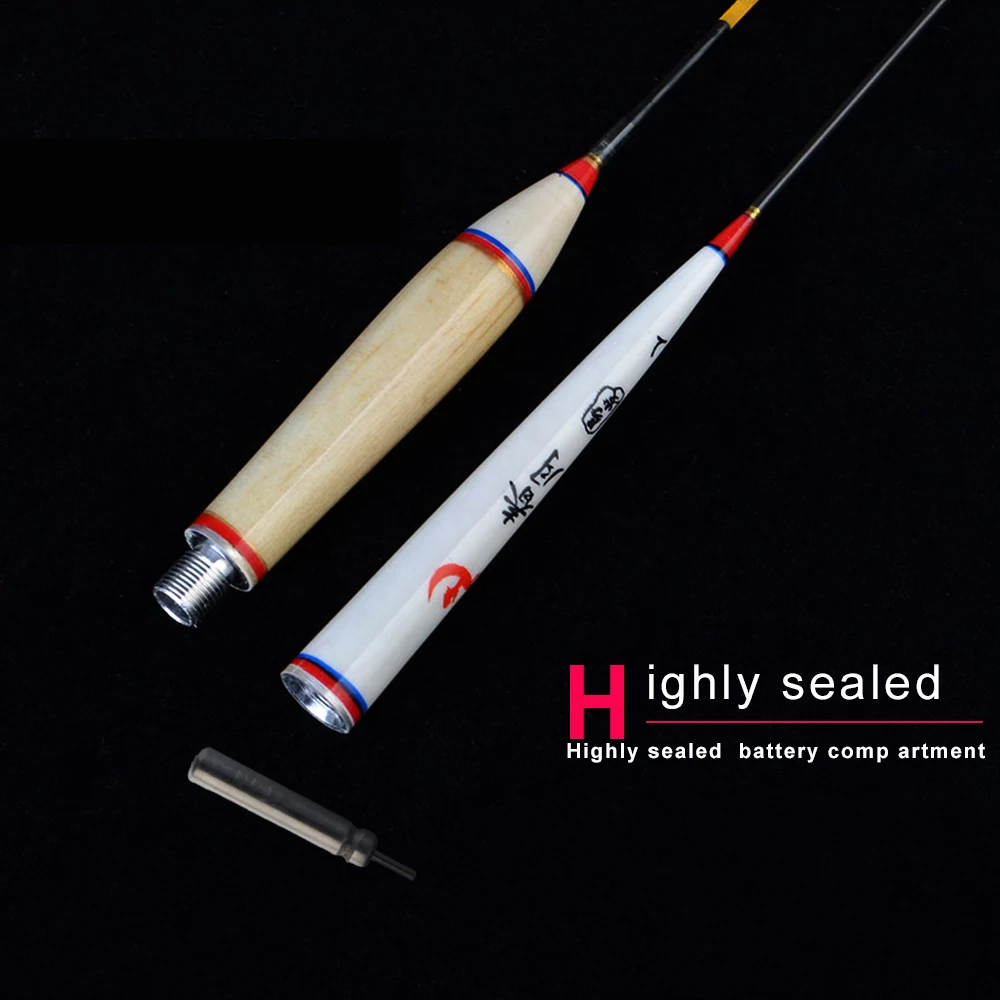 NGB 30,5/31, 5/32 cm flotador de pesca LED flotador eléctrico luminoso flotador electrónico sin batería CR425 pesca ligera