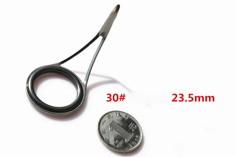 Kit de guías de varilla giratoria, Combo de guías de varilla giratoria, versión mejorada, salida de soporte de acero inoxidable, accesorio de anillo de guía de varilla DIY, 9-10 piezas - imagen 4