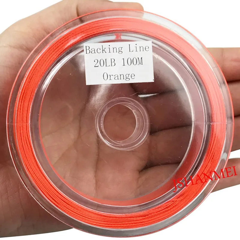 JSM-línea de apoyo trenzada para pesca, hilo Multicolor para mosca, 100M, 2 unids/lote - imagen 5