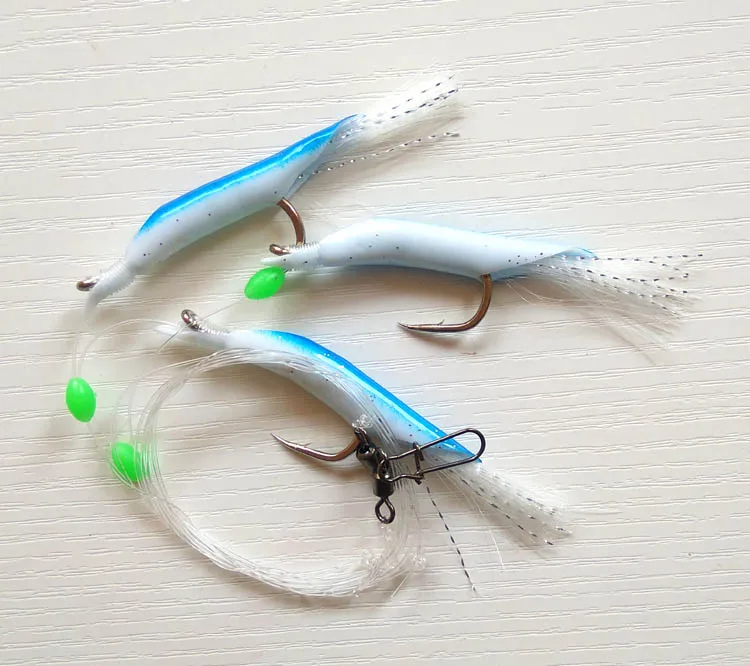 Cebo de pesca de mar Sabiki, aparejos de pesca de mar, giratorios de pesca de mar de agua salada, anzuelo de pesca de mar, 10 piezas, 6 piezas, 6 piezas - imagen 3