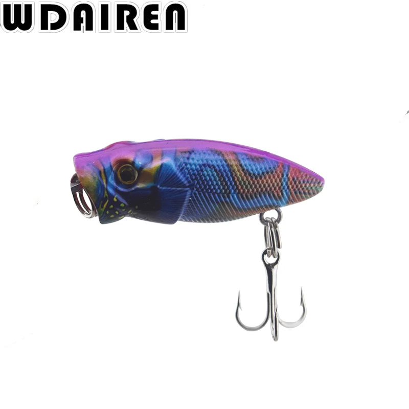 Señuelo de pesca Popper Wobblers, cebo duro Artificial, Swimbait, Crankbaits, aparejos de pesca de invierno, 3,5 cm, 2,7g, 1 WD-385 - imagen 3