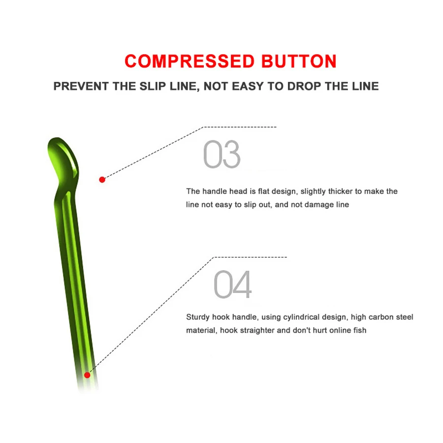 Anzuelos de Pesca de carpa de pulpo japonés, 30 piezas, de acero de alto carbono, un solo círculo con púas, juego de anzuelos circulares, con caja, Pesca T4 - imagen 3