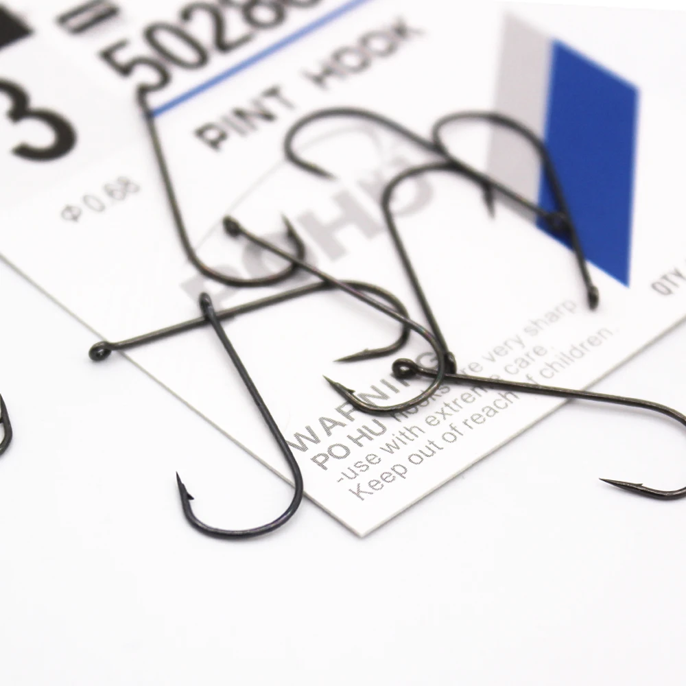 Anzuelo de pesca de caña Extra larga, gancho de acero inoxidable, blanco, grande, 10 piezas, fácil de atrapar, 50286 - imagen 2