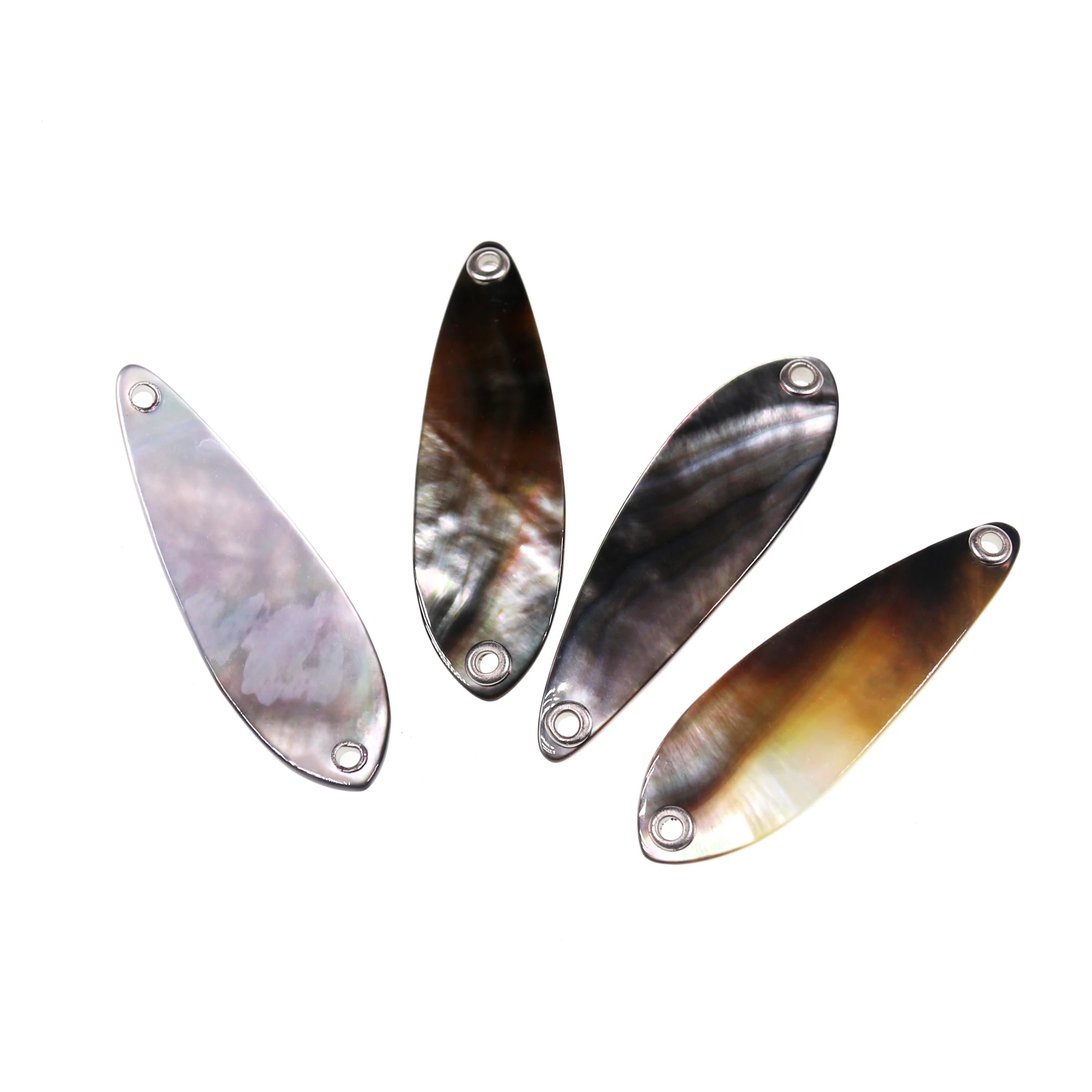 Señuelo de pesca Vintage, cuchara de pesca de abulón, cuchara de concha de abulón para regalo de curricán de mar, aparejos de pesca, verde perla oscura - imagen 5