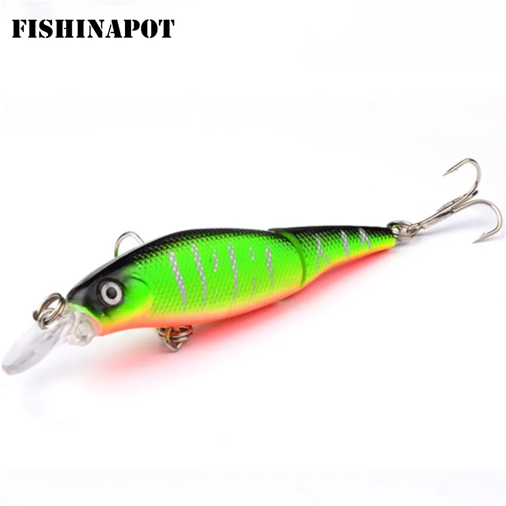FISHINAPOT Crankbait para lubina – Señuelo artificial duro wobbler