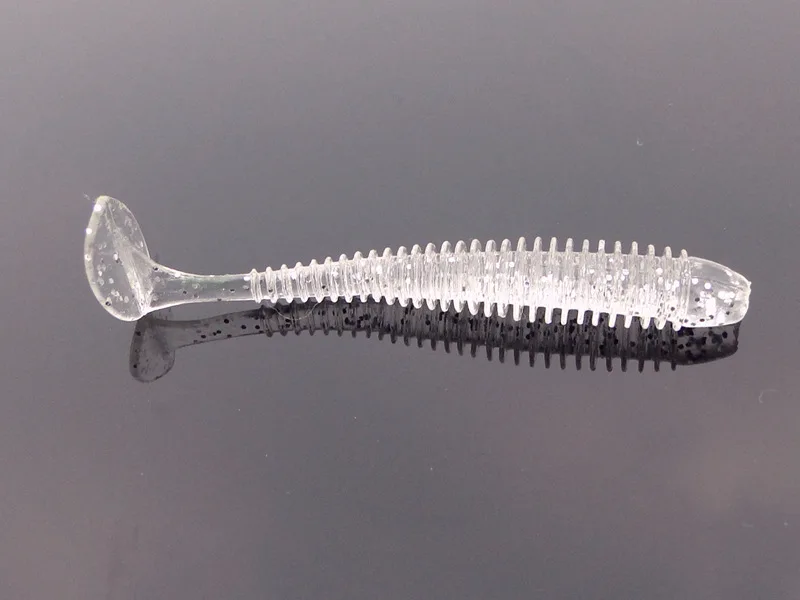 MNFT-señuelo Artificial de Pesca de 25 piezas, gusano realista, cebo de manivela suave, 0,6g/4,5-5cm, simulación de cola en T, gusano, Swimbait - imagen 4