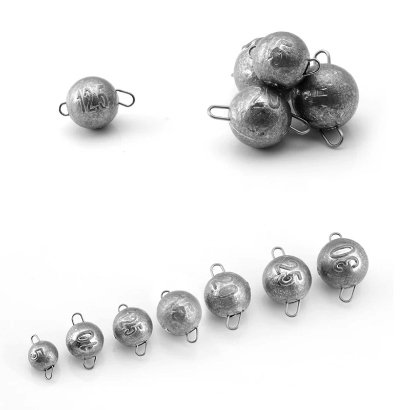 Simpleyi-Lote de 5 unidades de pesas de plomo con cabeza de plomo, señuelo de pesca, 4g, 6g, 8g, 10g, 12g, 14g, 15g, 18g - imagen 2