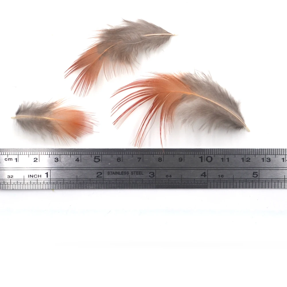 MNFT 40 Uds señuelo de pesca con mosca pluma de faisán Natural DIY ninfas serpentinas moscas accesorios Material de empatando de mosca - imagen 5