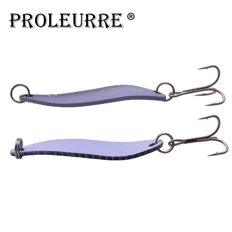 Señuelo de pesca de 5cm y 6,5g, cuchara de lentejuelas, anzuelo triple de ruido, cebo duro artificial de Metal, accesorio de aparejos de pesca, 4 unids/lote, ST-190 - imagen 4