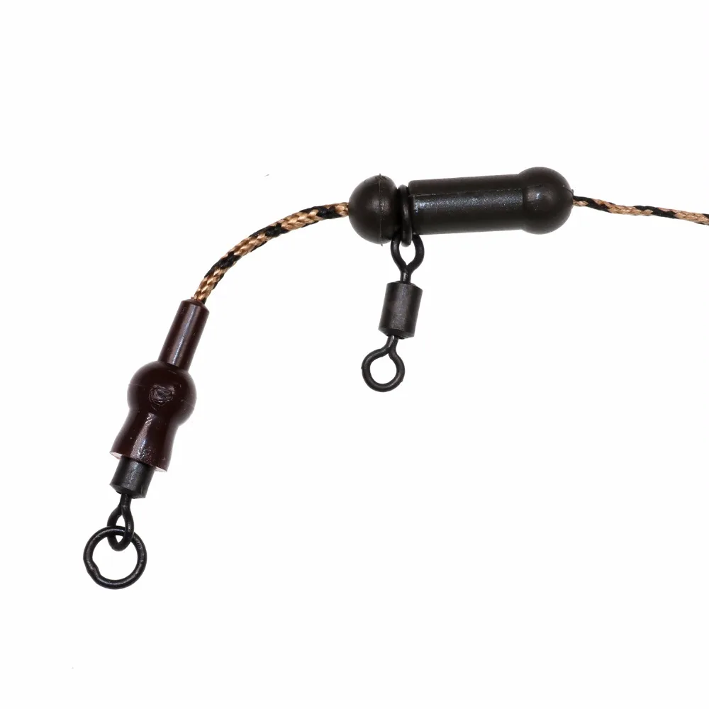 Bimoo-1 pieza Readymade Carp Fishing Chod Rig, juego de aparejos terminales para pesca de carpa, Clip de seguridad, helicóptero, eslabón giratorio, líder - imagen 2