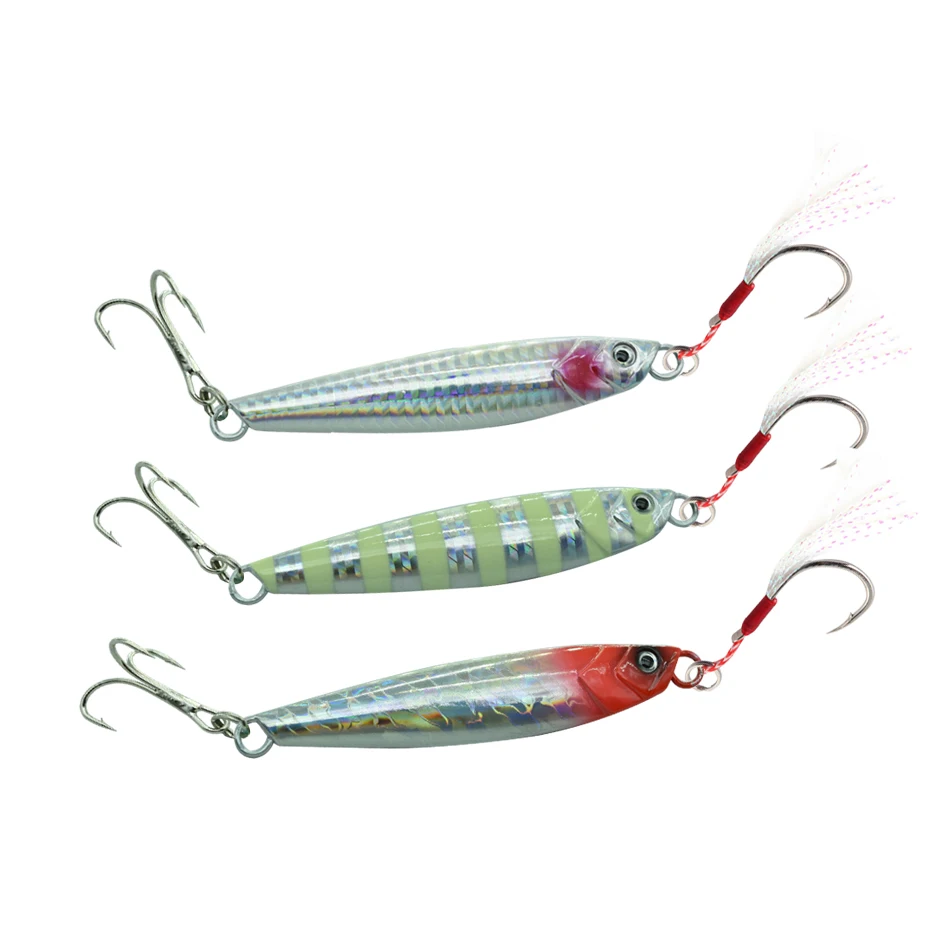 Señuelo de metal para pesca jigging, cebo duro, cuchara giratoria, aparejos artificiales con gancho, 40g, 60g, 1 unids/paquete - imagen 3