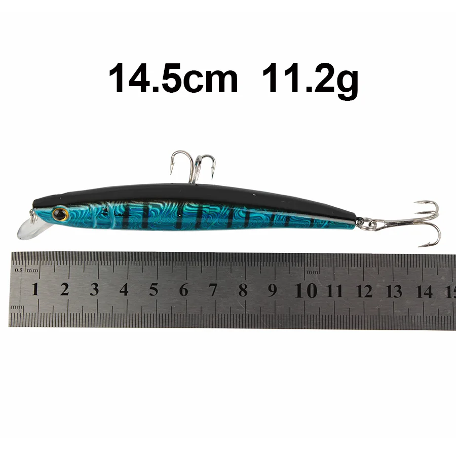 Goture-señuelo de pesca de pececillos, cebo Artificial multicolor de China, señuelo duro de pesca de carpa de 11,5 cm/11,2g - imagen 5