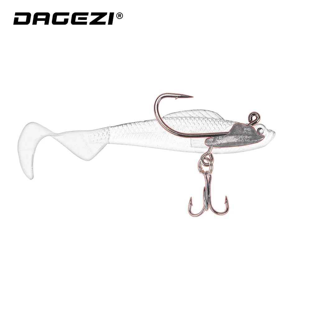 DAGEZI-SEÑUELOS blandos de pesca con anzuelo, 1 pieza, 8,5 cm/8G, para carpa - imagen 2