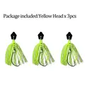 3pcs yellow head