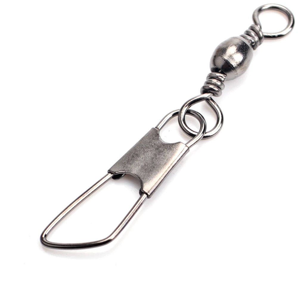 NGB 10PCS 4 # -22 #   Barril giratorio de pesca con señuelo para anzuelo a presión, Terminal de conector, tienda de aparejos de pesca - imagen 3