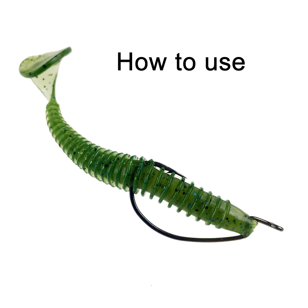 20 piezas # 1 # 2 # 3 # 4 # 5 2/0 1/0 3/0 anzuelos compensados 1205 anzuelo de pesca Dropshot acero rico en carbono aparejo loco anzuelos de púas de espacio ancho - imagen 5