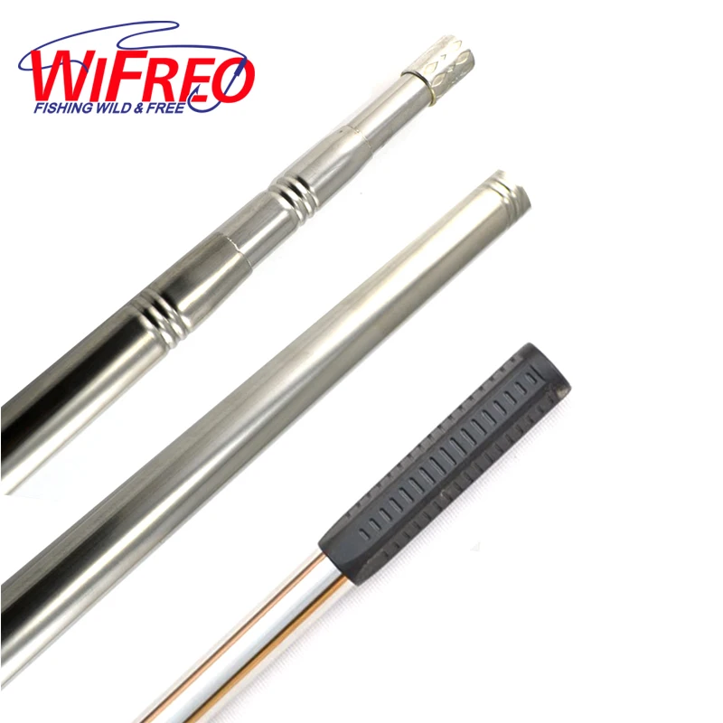 Gancho de arpón plegable de acero inoxidable, accesorio de pesca de 1,5 m de longitud, ajustable, con mango de red de aterrizaje con tornillo de 8mm - imagen 2