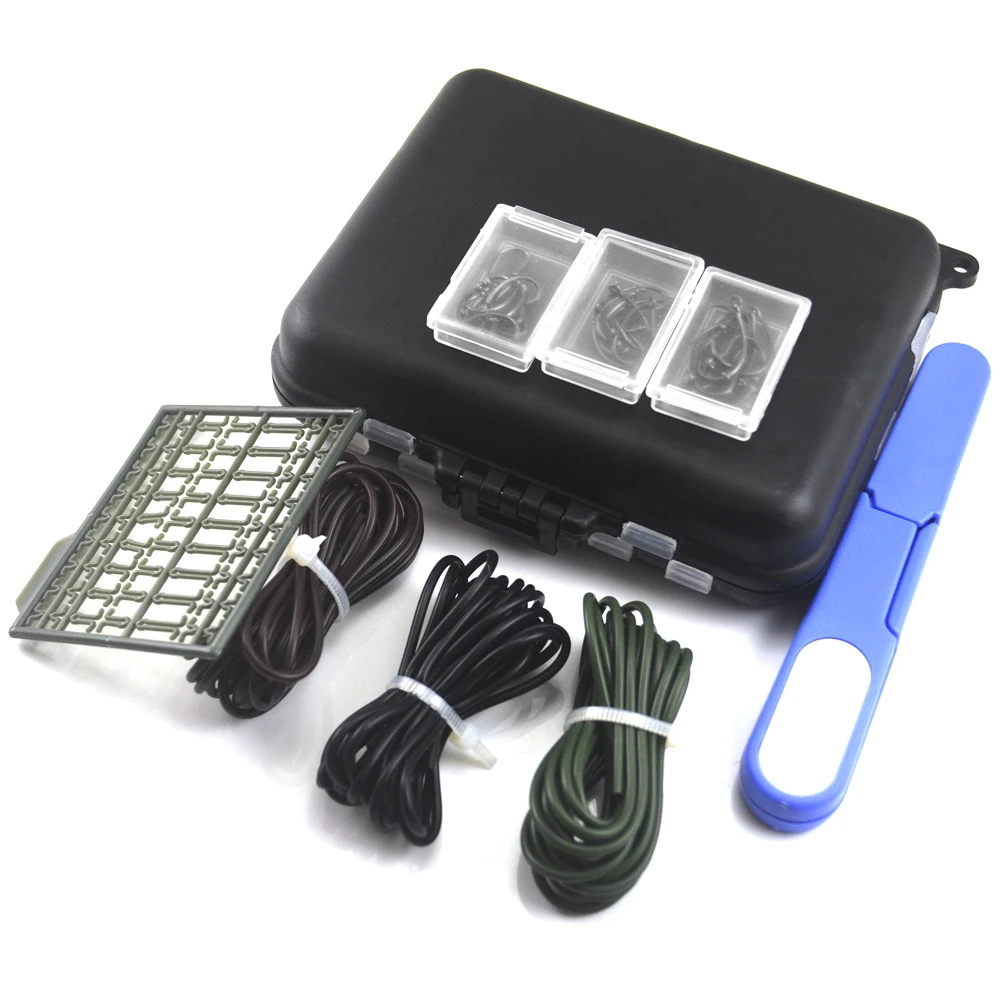 1 Unidades Surtidos Carpa de Pesca de Accesorios Tijeras Línea Gancho Tapón De Goma Giratorias Manga Sinker Bloqueo Plataforma de Pelo etc. Terminal Tackle - imagen 5