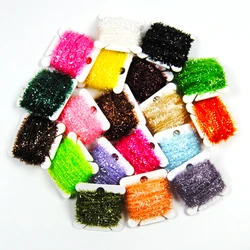 Chenille y Flash holográfico para streamer – Colores pesca