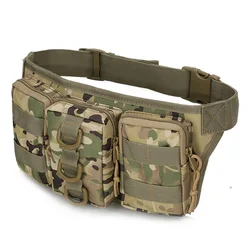 Bolsas de pesca al por mayor, tres pares de bolsillos pequeños, tácticas militares, bolsillos de camuflaje, deportes de equitación de escalada impermeables al aire libre
