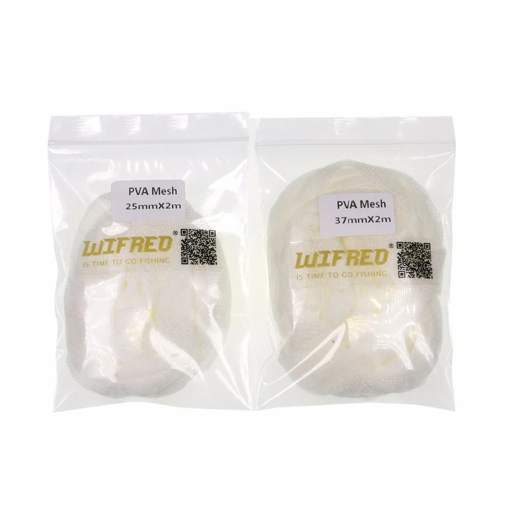 Wifreo-recambio de malla PVA para pesca de carpa, bolsa PVA de 37mm y 25mm, gancho de cebo de pesca, bolsillo de sujeción - imagen 3